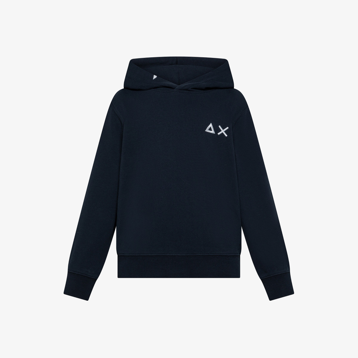 BOY'S HOODIE BASIC FLEECE NAVY BLUE