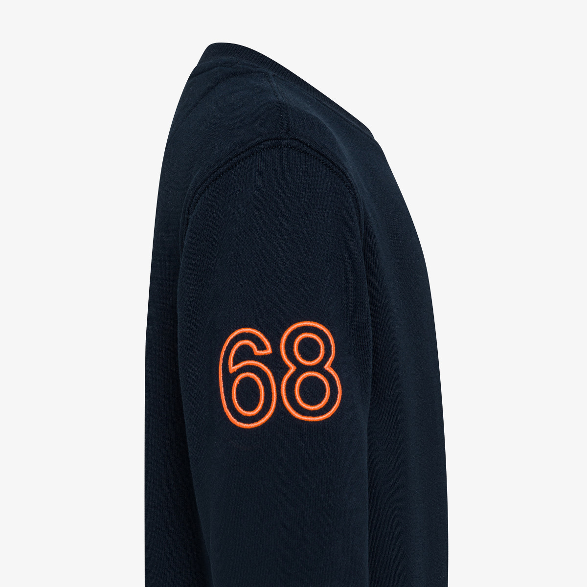 BOY'S SWEATSHIRT SUN68 FLUO FLEECE NAVY BLUE