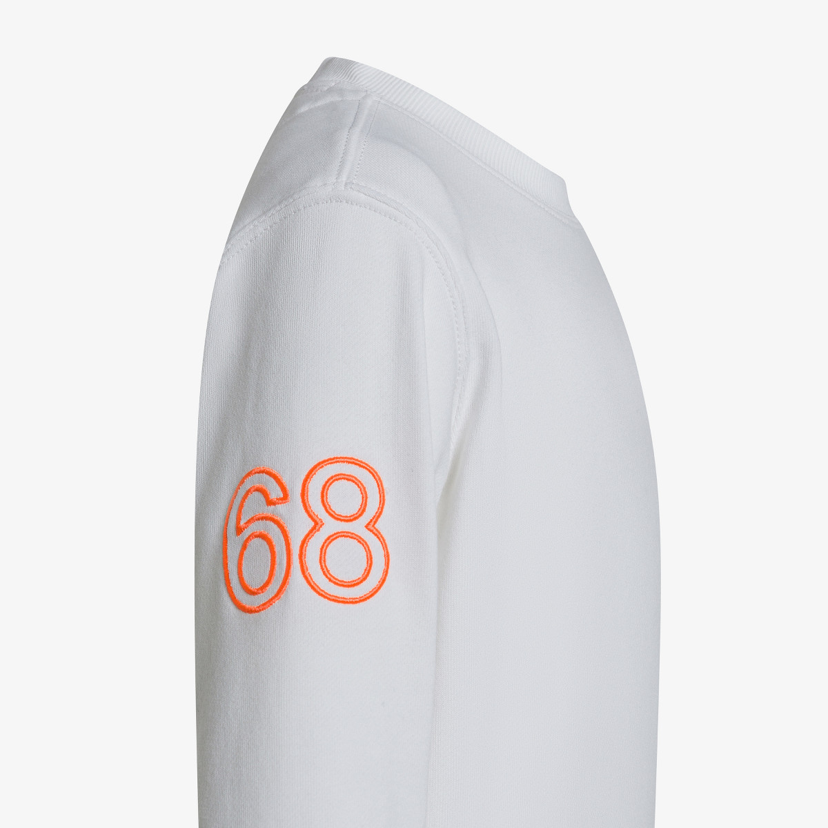 BOY'S SWEATSHIRT SUN68 FLUO FLEECE BIANCO PANNA