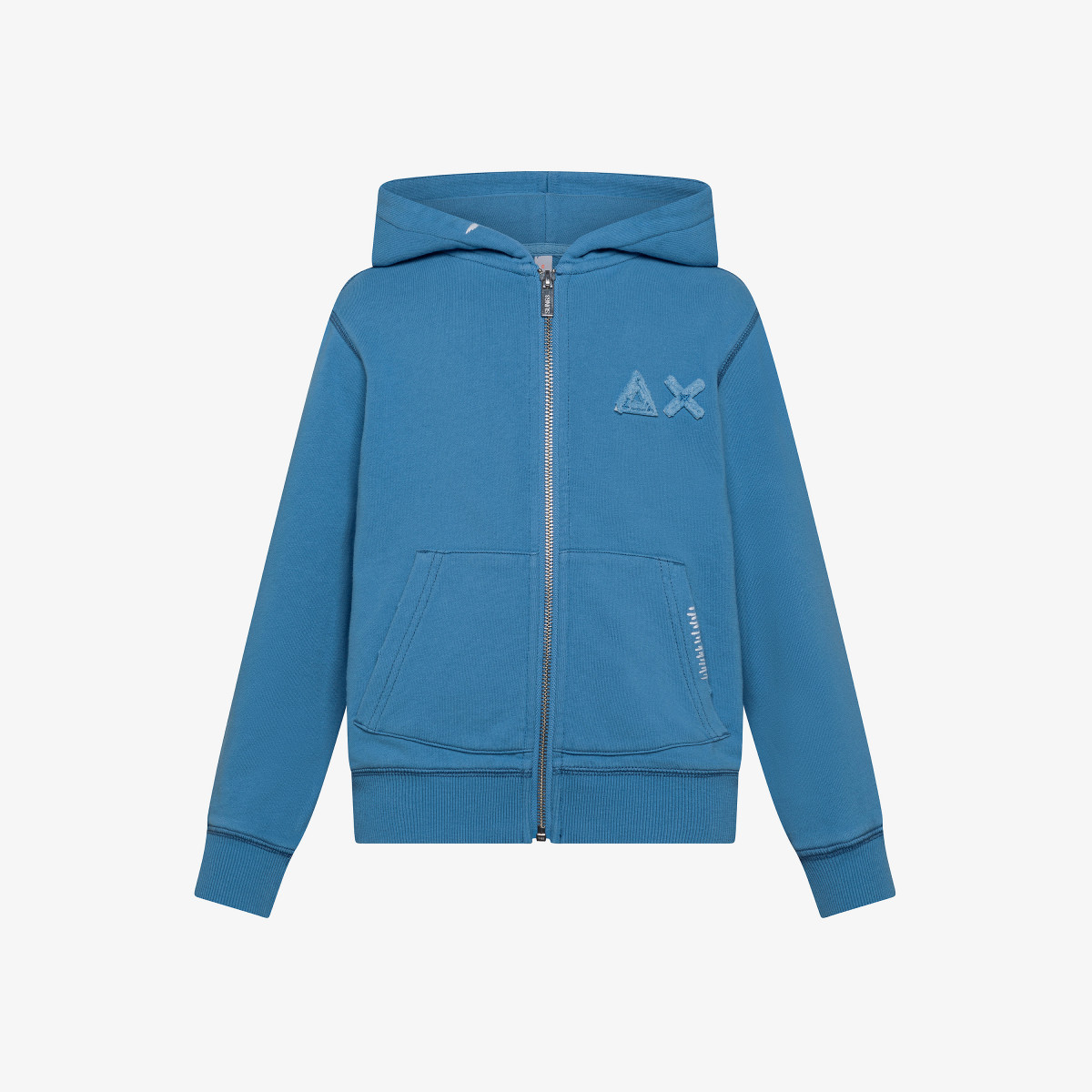 BOY'S HOODIE ZIP VINTAGE BROKEN FLEECE AVIO