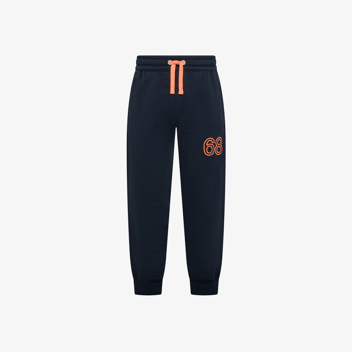 BOY'S SWEATPANTS FLUO FLEECE NAVY BLUE