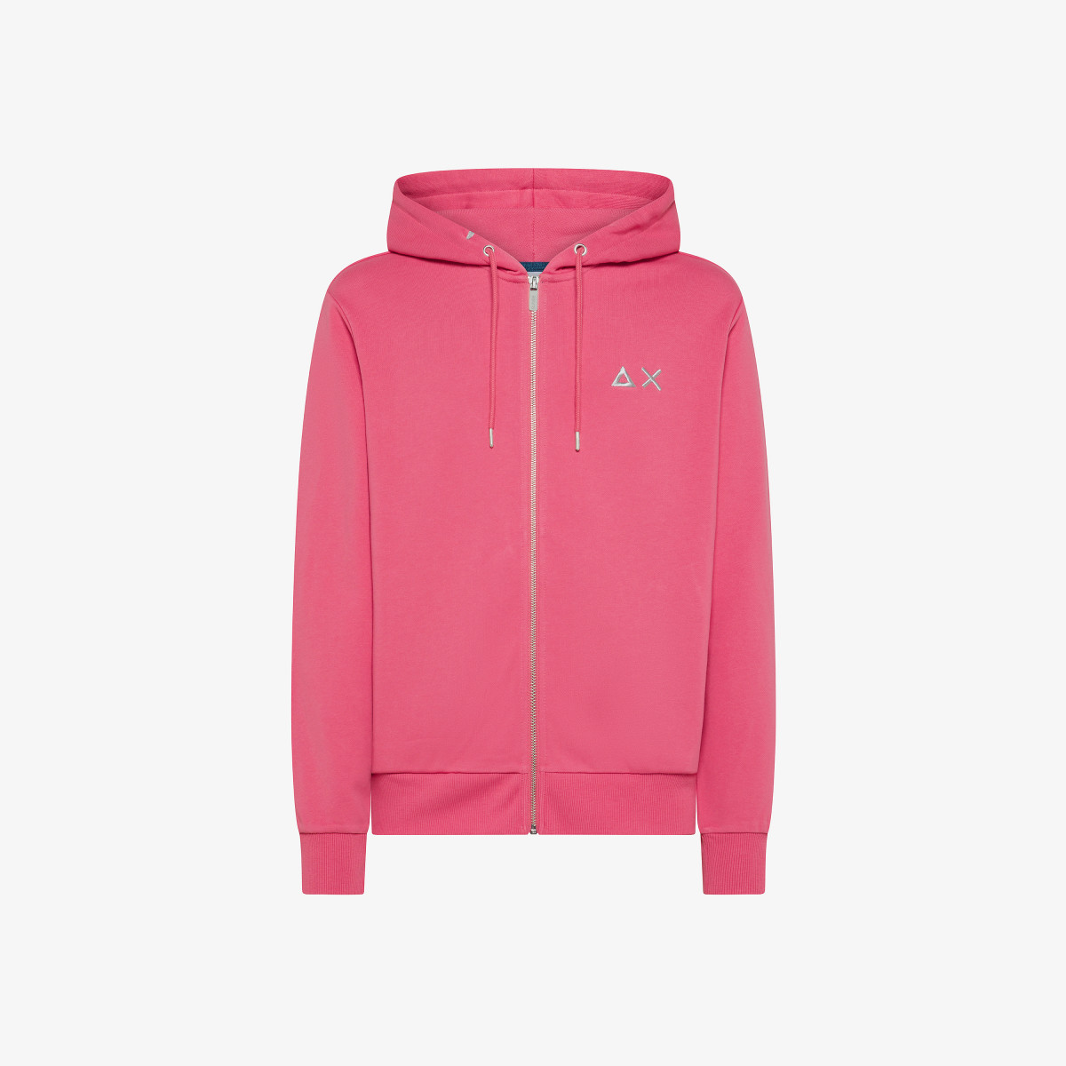 Cotton zip hoodie DAHLIA