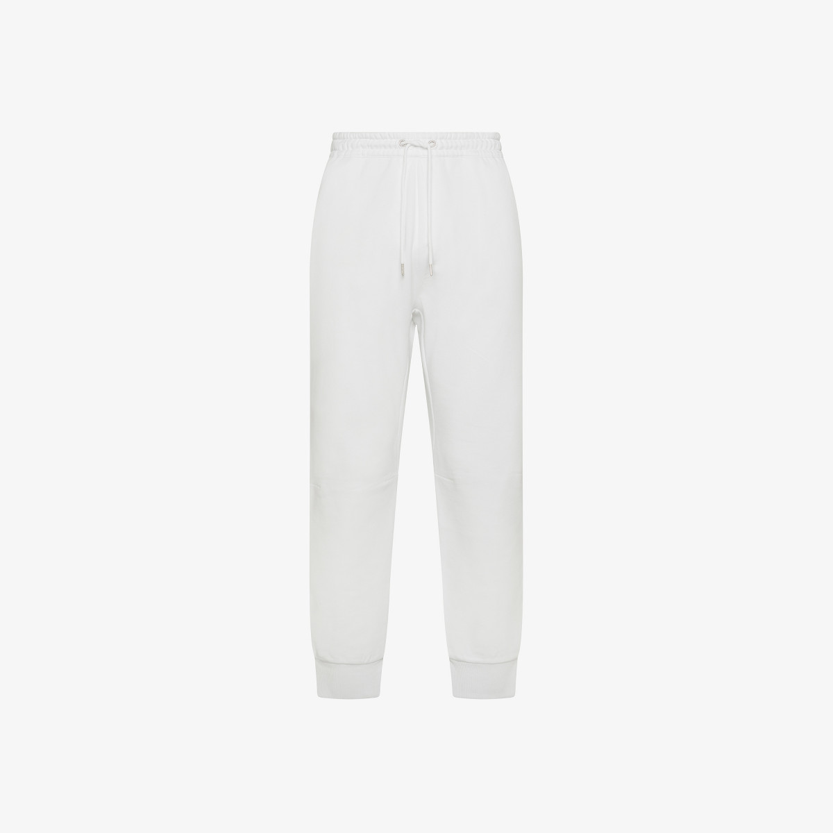 LONG PANT FANCY COTTON FL WHITE