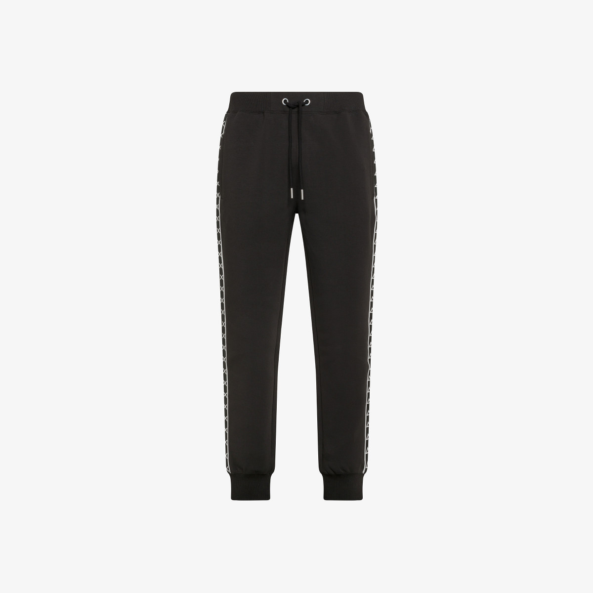 Pantaloni jogging in felpa NERO