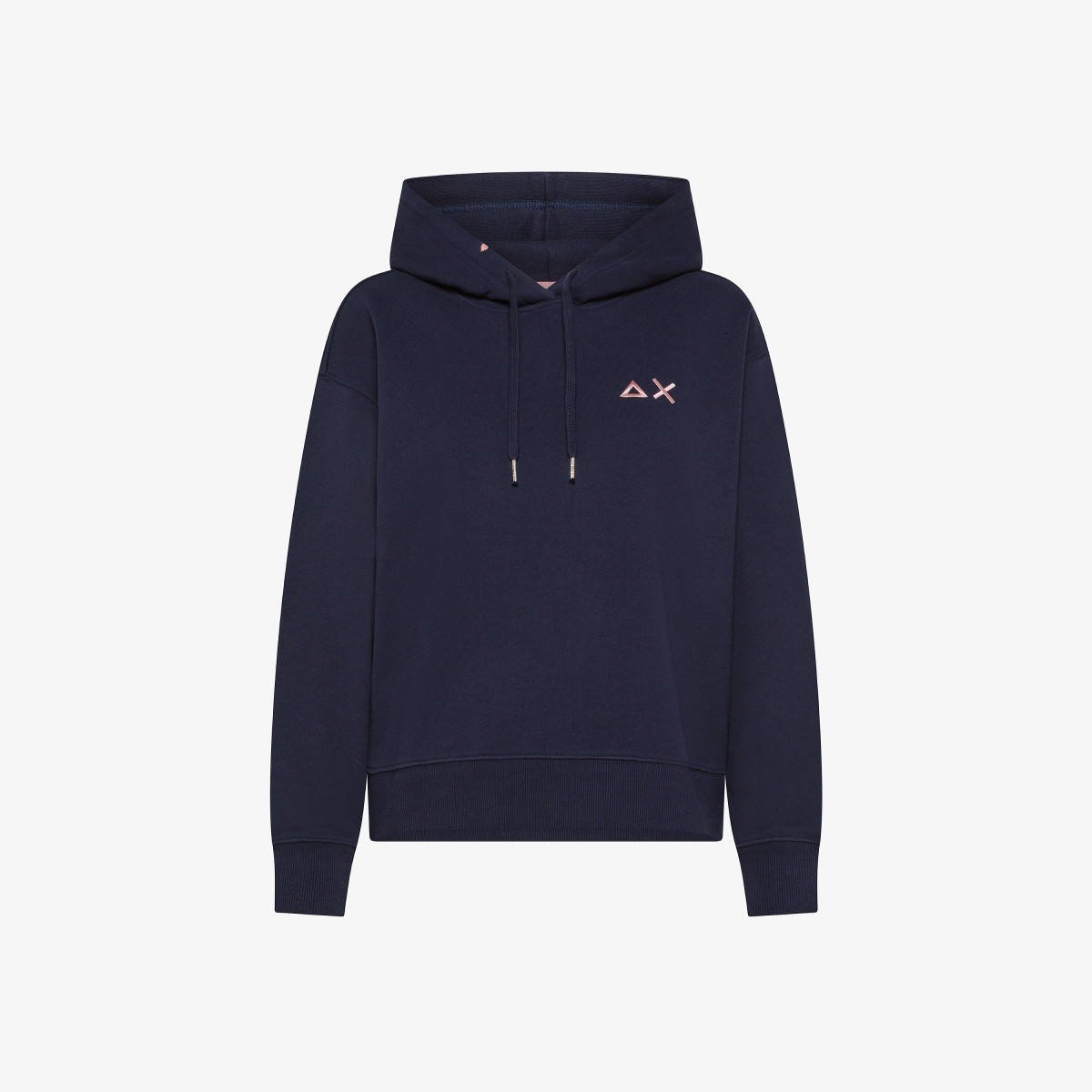 Cotton hoodie NAVY BLUE