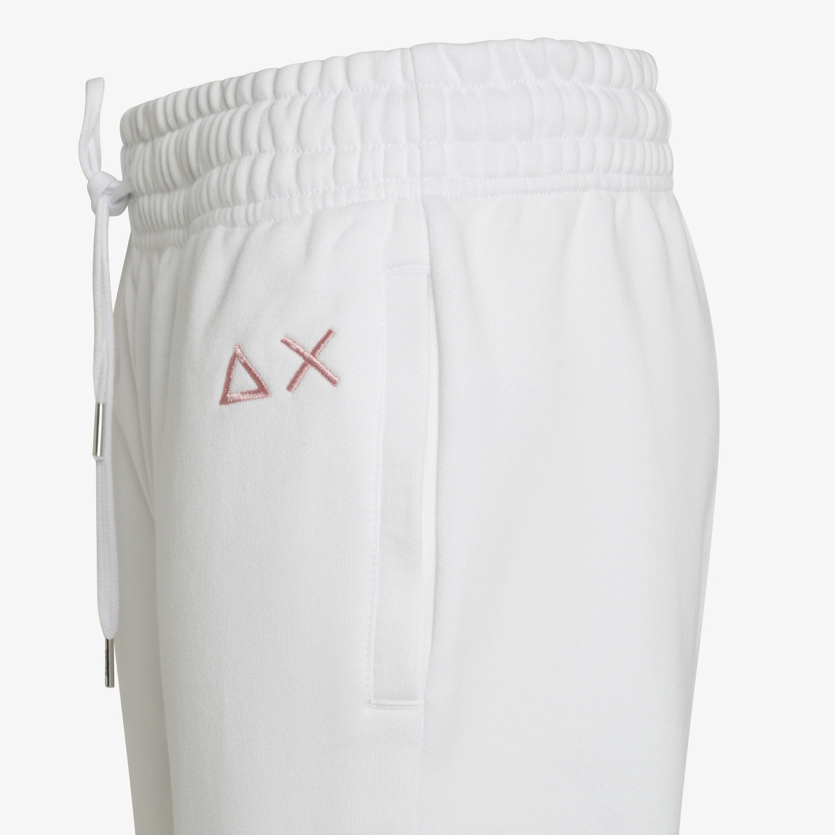 LONG PANT COTTON FL. WHITE