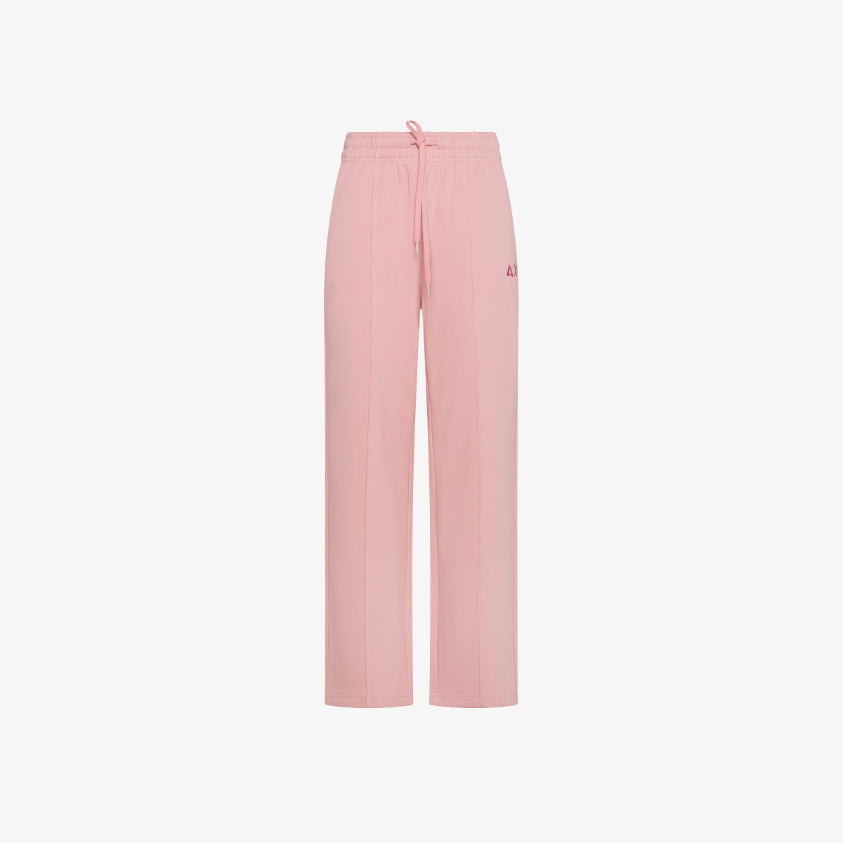 WIDE LONG PANT COTTON FL. BUBBLE GUM