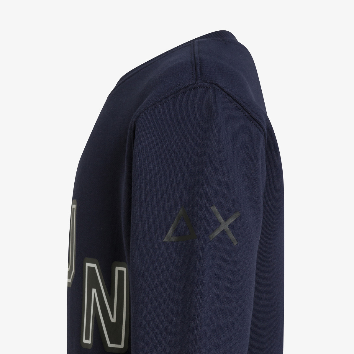 Cotton sweatshirt NAVY BLUE