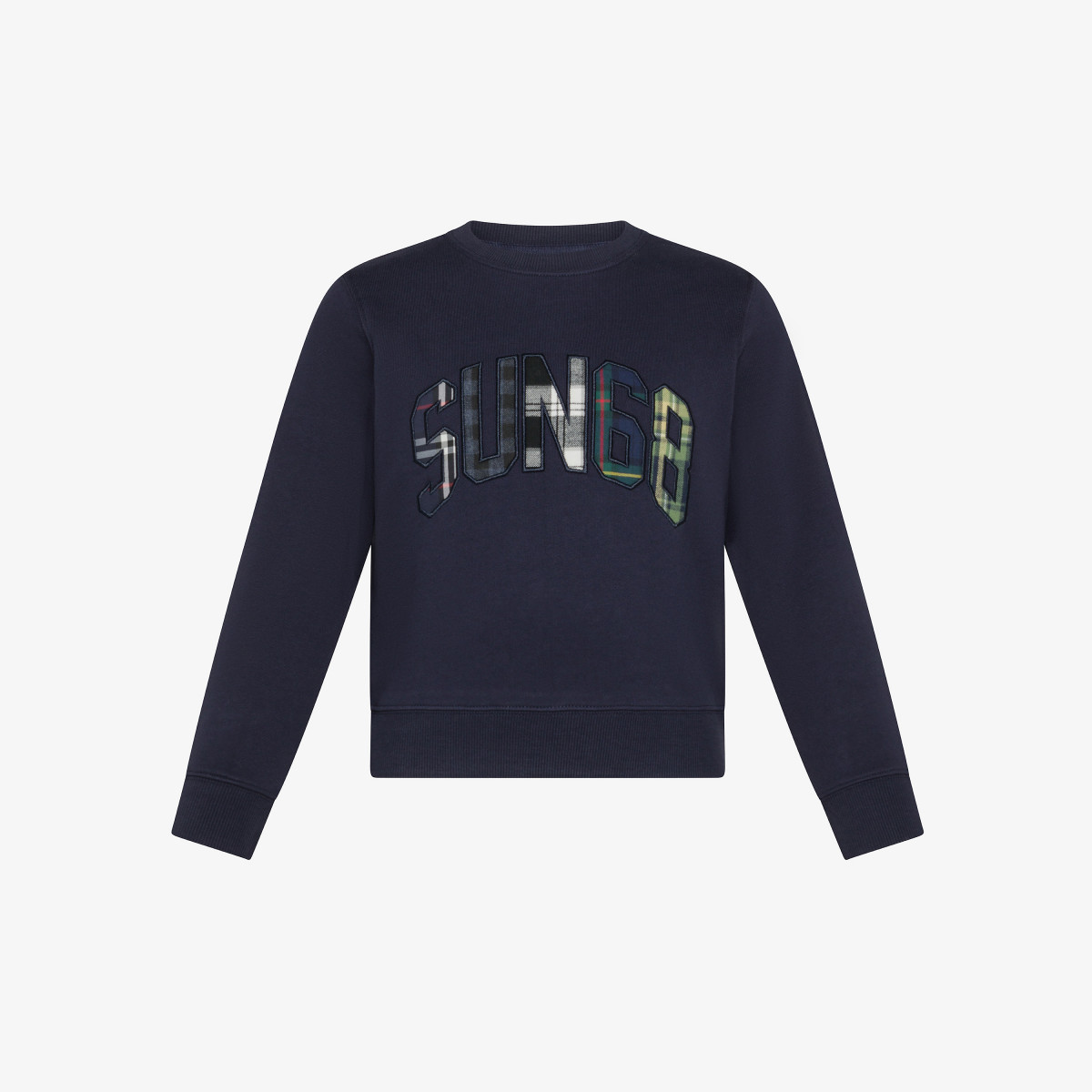 Cotton sweatshirt NAVY BLUE