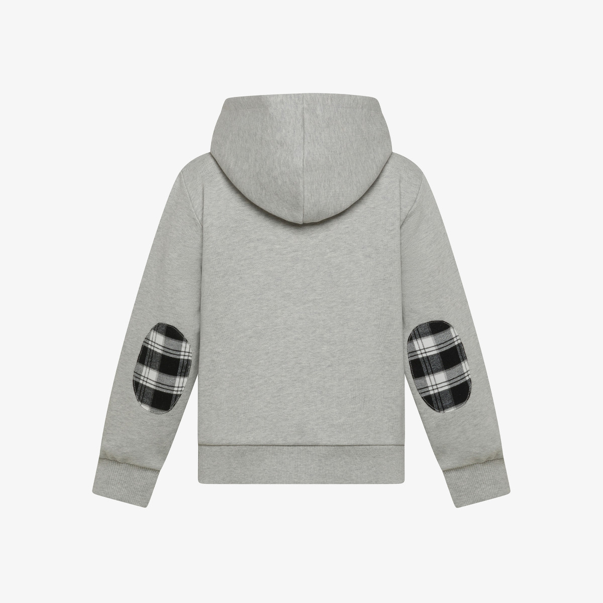 Cotton zip hoodie MEDIUM GREY