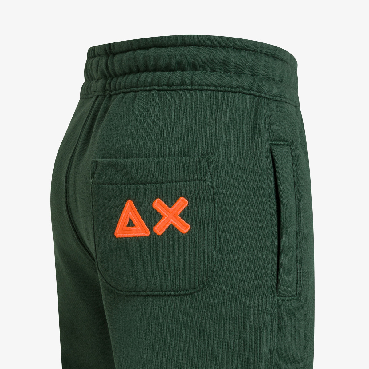 Pantaloni jogging in felpa VERDE SCURO