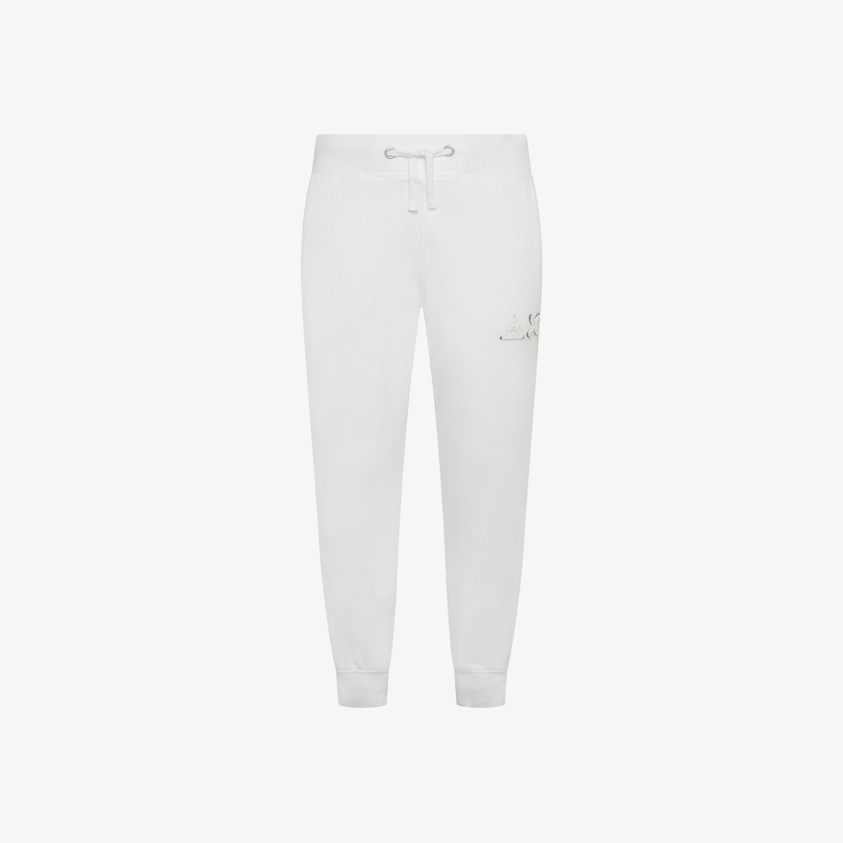 Fleece joggers WHITE