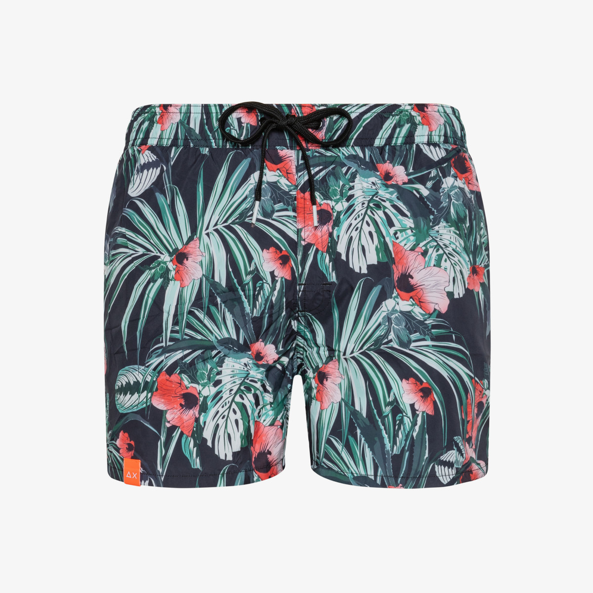 SWIM PANT MACRO JUNGLE NERO