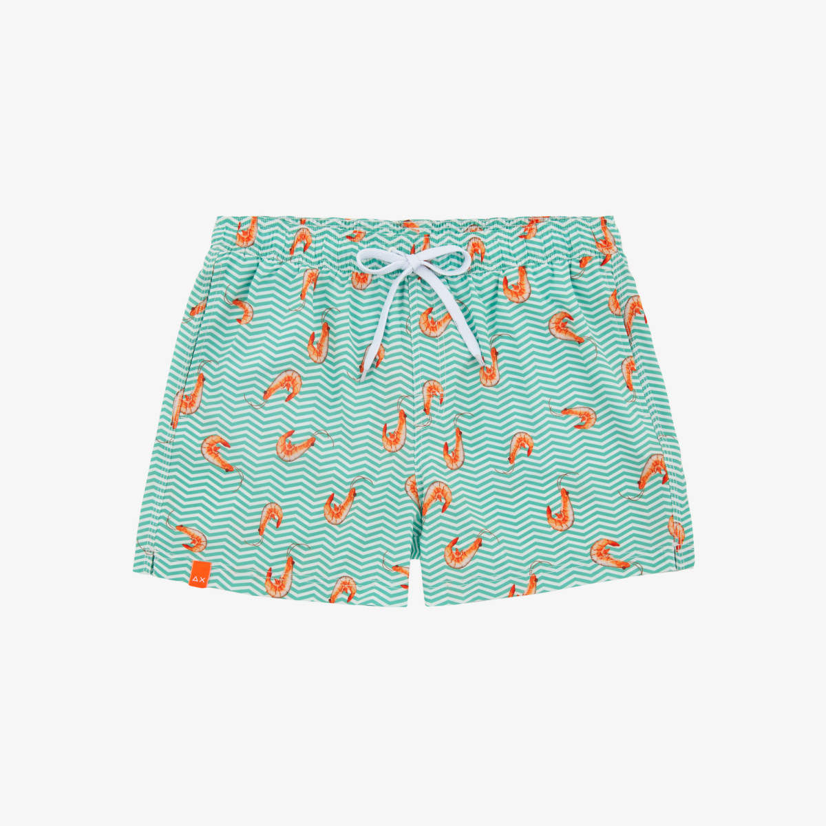 SWIM PANT SEASIDE OFF WHITE/SAGE GREEN
