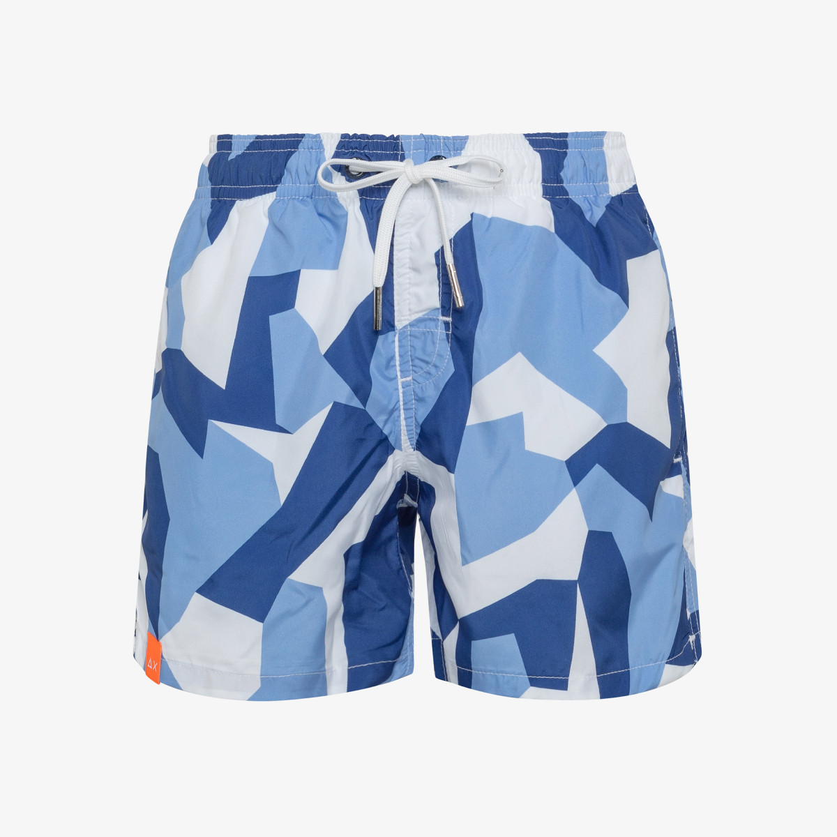 BOY'S SWIM PANT GEOMETRIC AVIO/NAVY BLUE