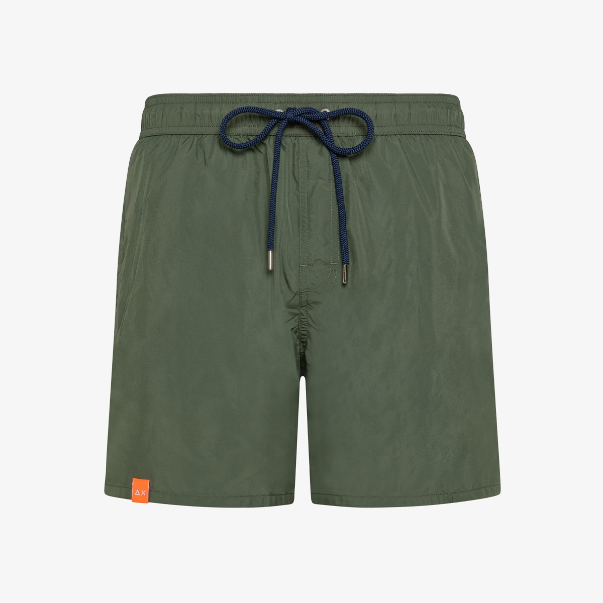 SWIM PANT WITH LOGO ON BACK MILITARY