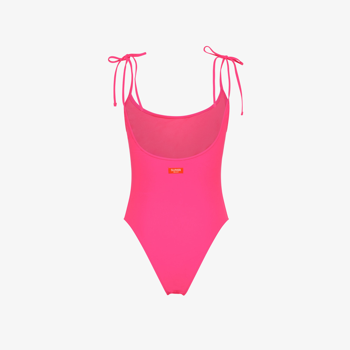 SWIMSUIT SOLID FUXIA FLUO