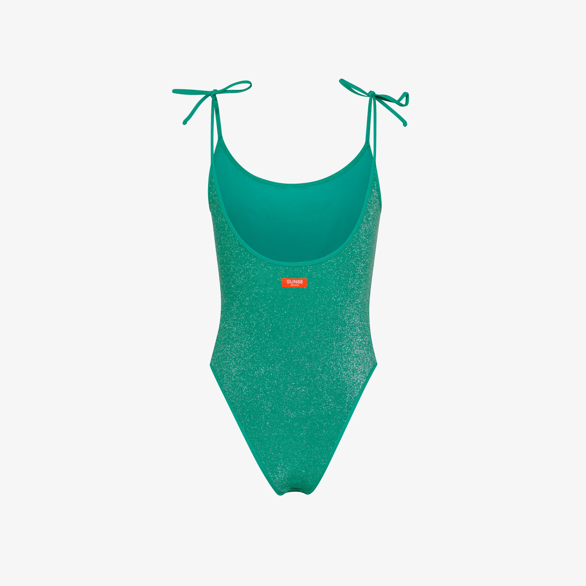 SWIMSUIT LUREX GREEN EMERALD