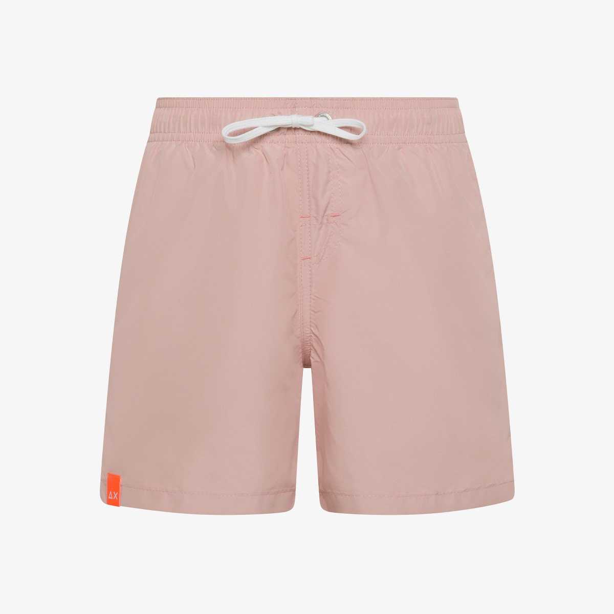 Pink nylon swim shorts