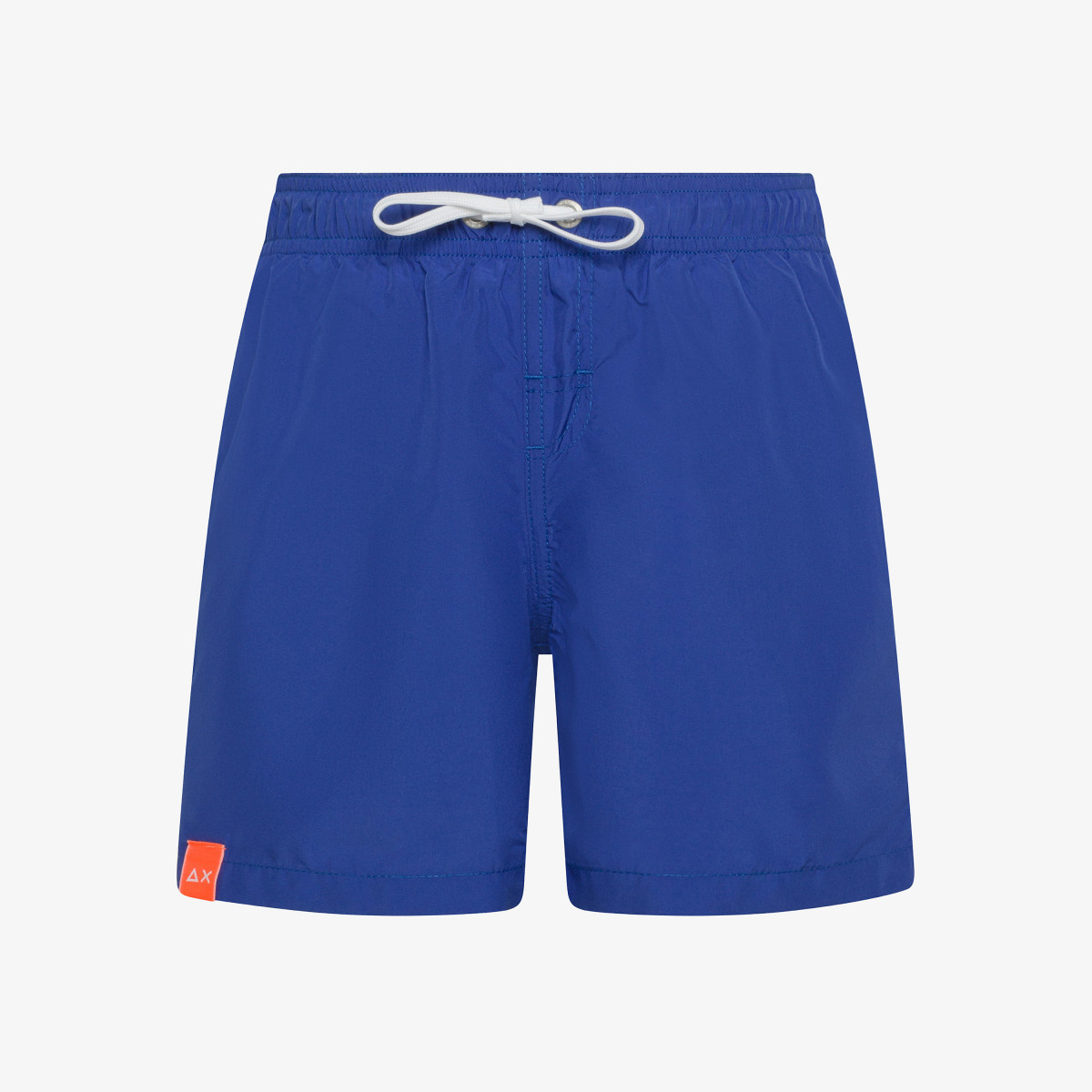 Royal blue nylon swim shorts