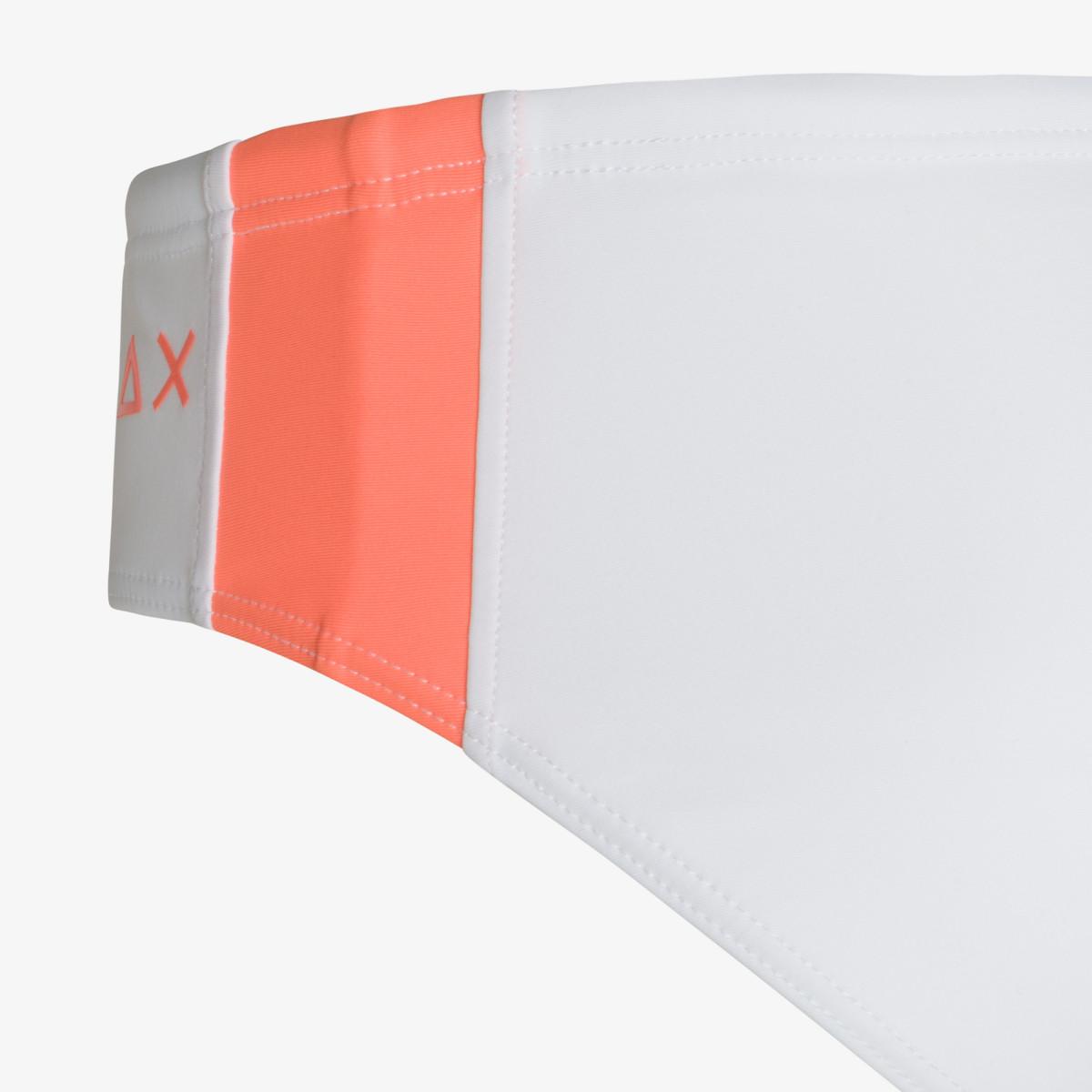 SLIP SOLID SIDE STRIPE FLUO BIANCO