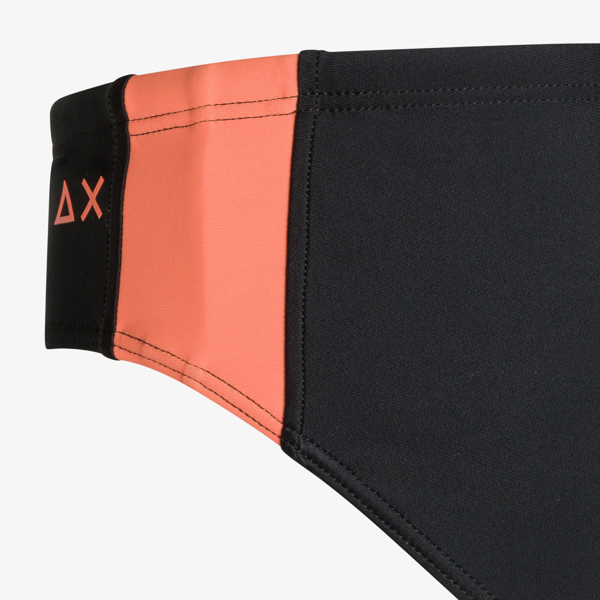 SLIP SOLID SIDE STRIPE FLUO NERO