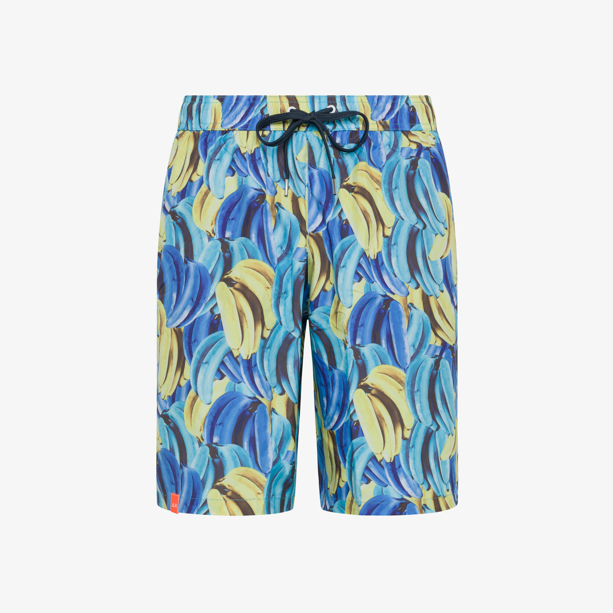 SWIM PANT LONG ALL OVER PRINT GIALLO/TURCHESE