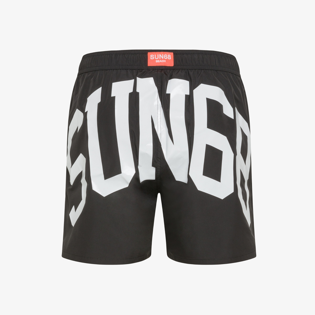 SWIM PANT BIG LOGO ON BACK NERO