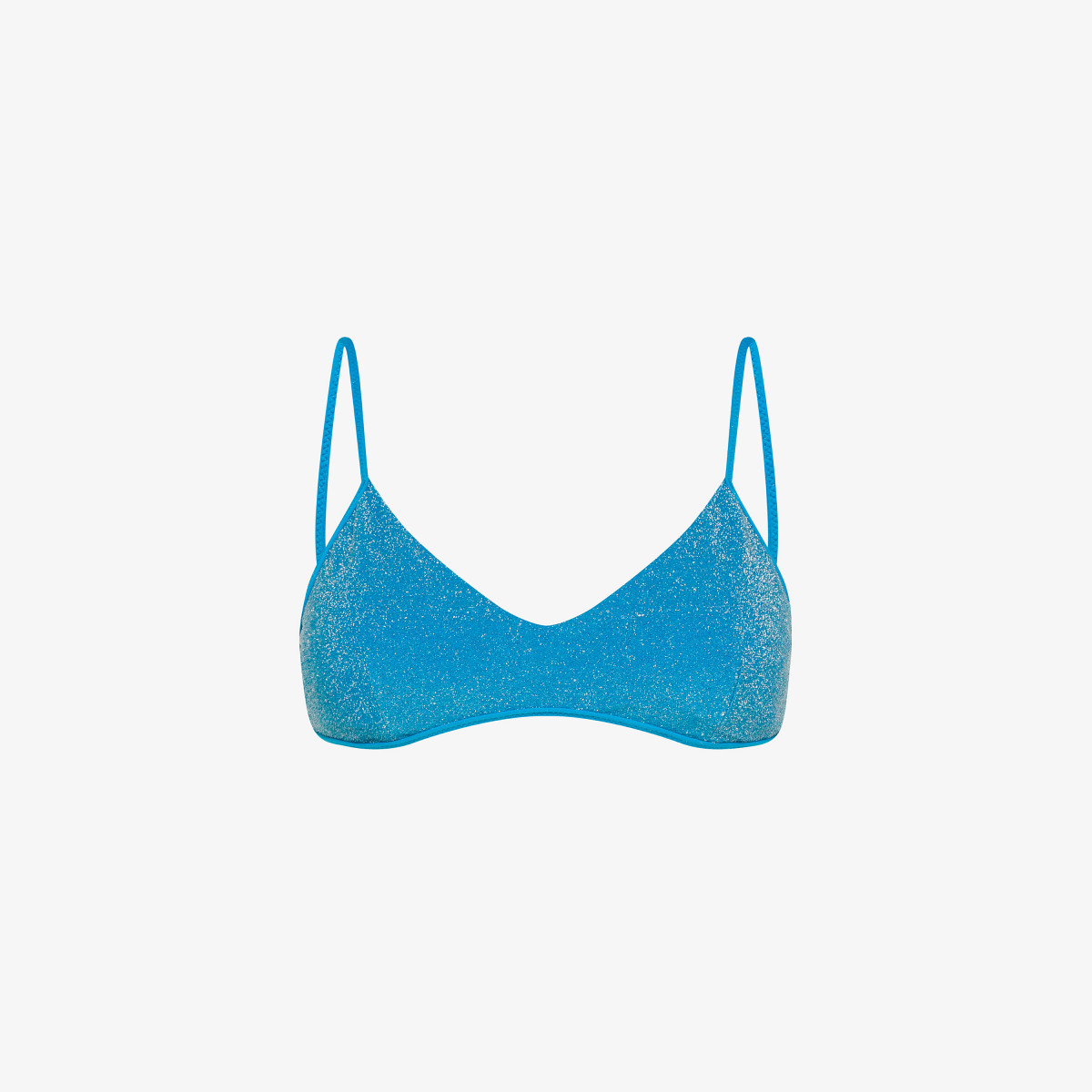 BRALETTE TOP LUREX TURQUOISE