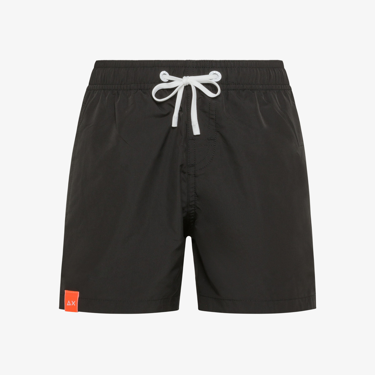 BOY'S SWIM PANT BIG LOGO ON BACK NERO