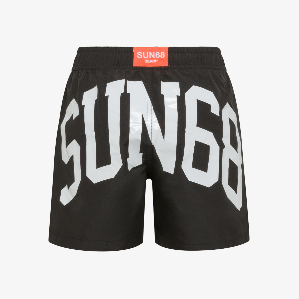 BOY'S SWIM PANT BIG LOGO ON BACK NERO
