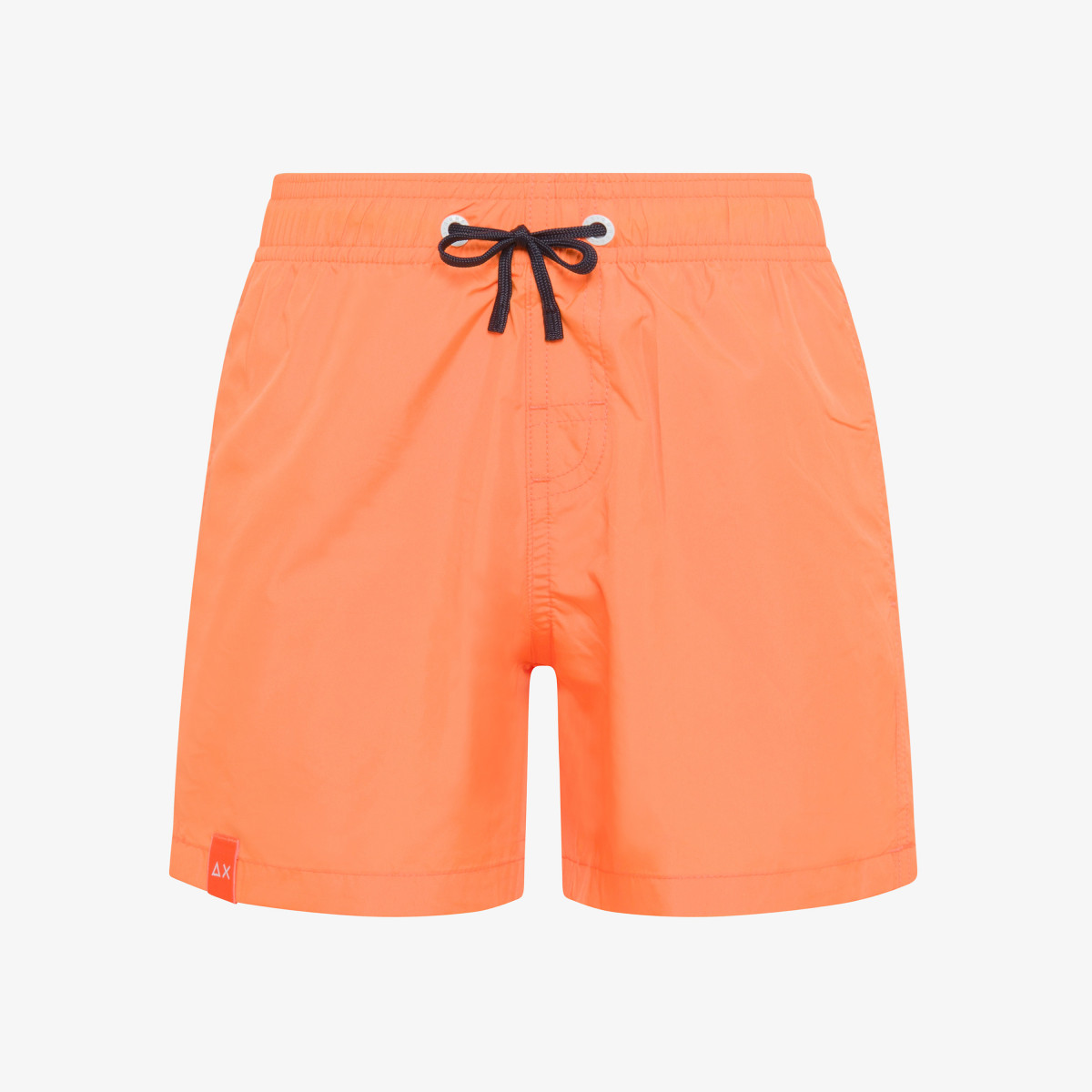 BOY'S SWIM PANT BIG LOGO ON BACK ARANCIO FLUO