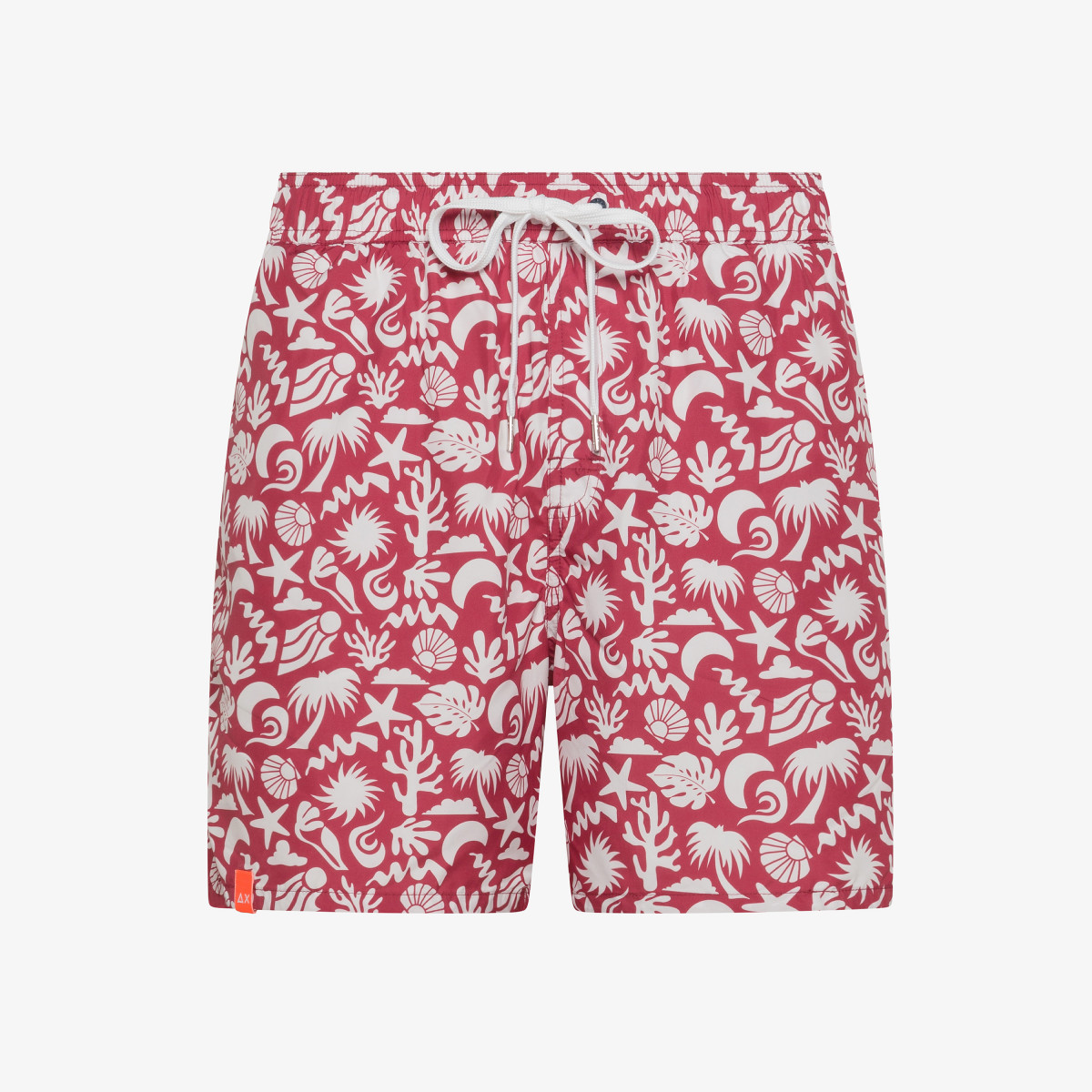 Boxer mare con stampa rossa