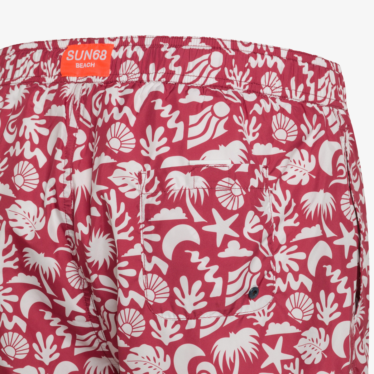 Boxer mare con stampa rossa