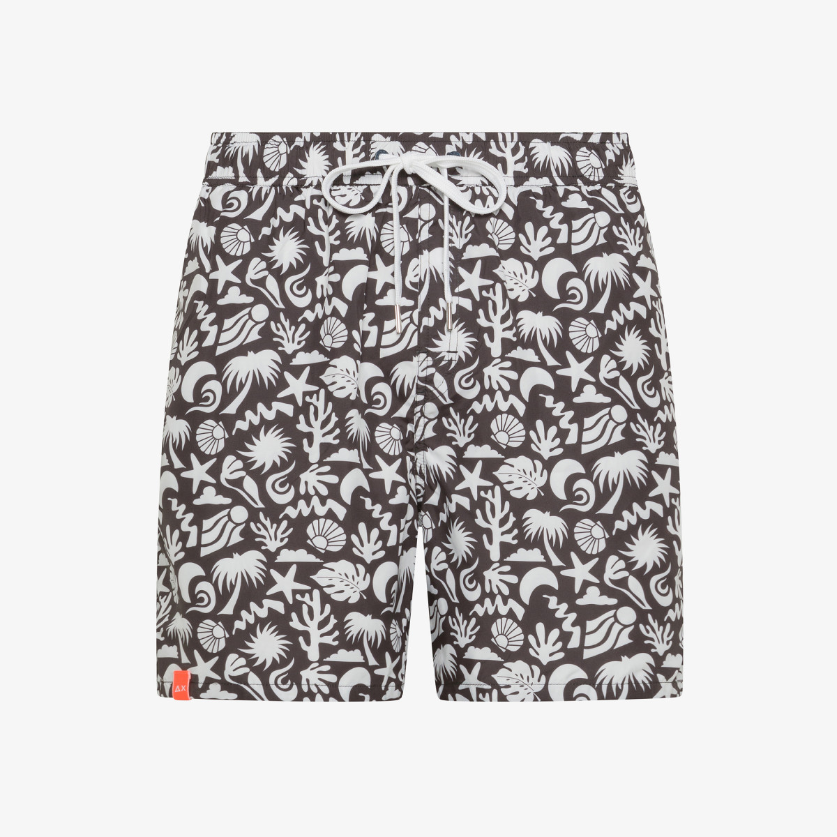 Boxer mare con stampa nera