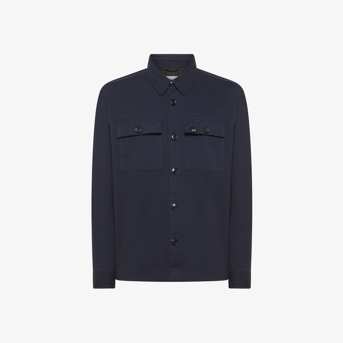 Sun 68 Giacca Overshirt In Cotone - Uomo