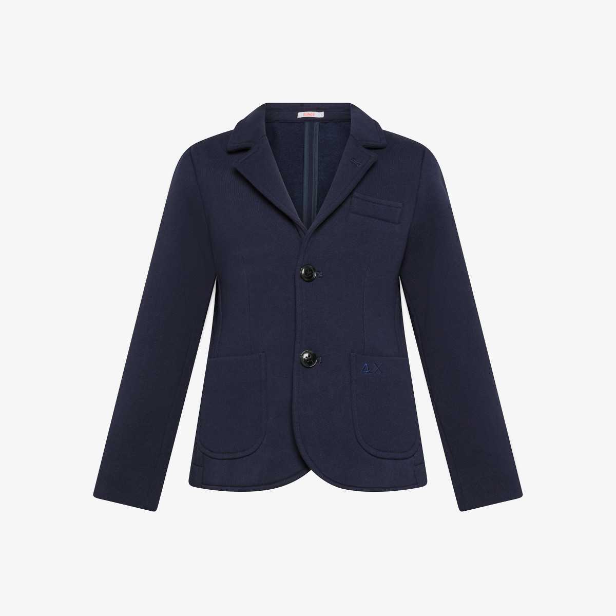 Blazer in felpa di cotone NAVY BLUE