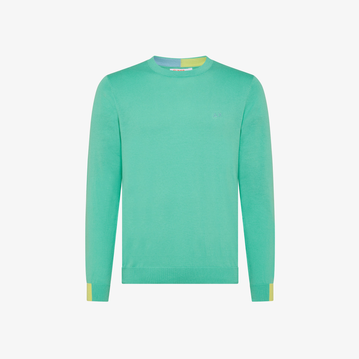 ROUND PATCH RIB VERDE ACQUAMARINA