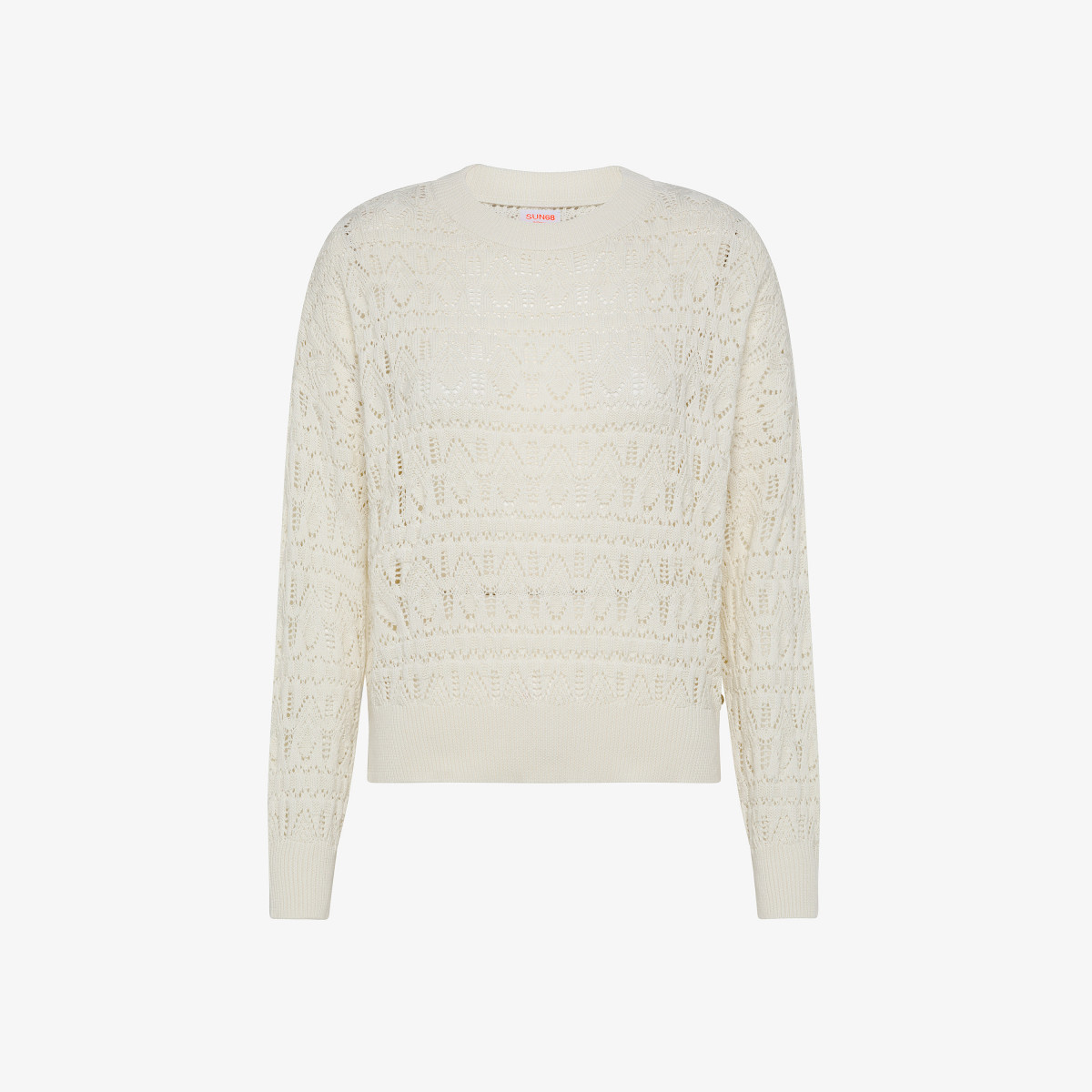 ROUND TRICOT SOLID L/S PORCELAIN