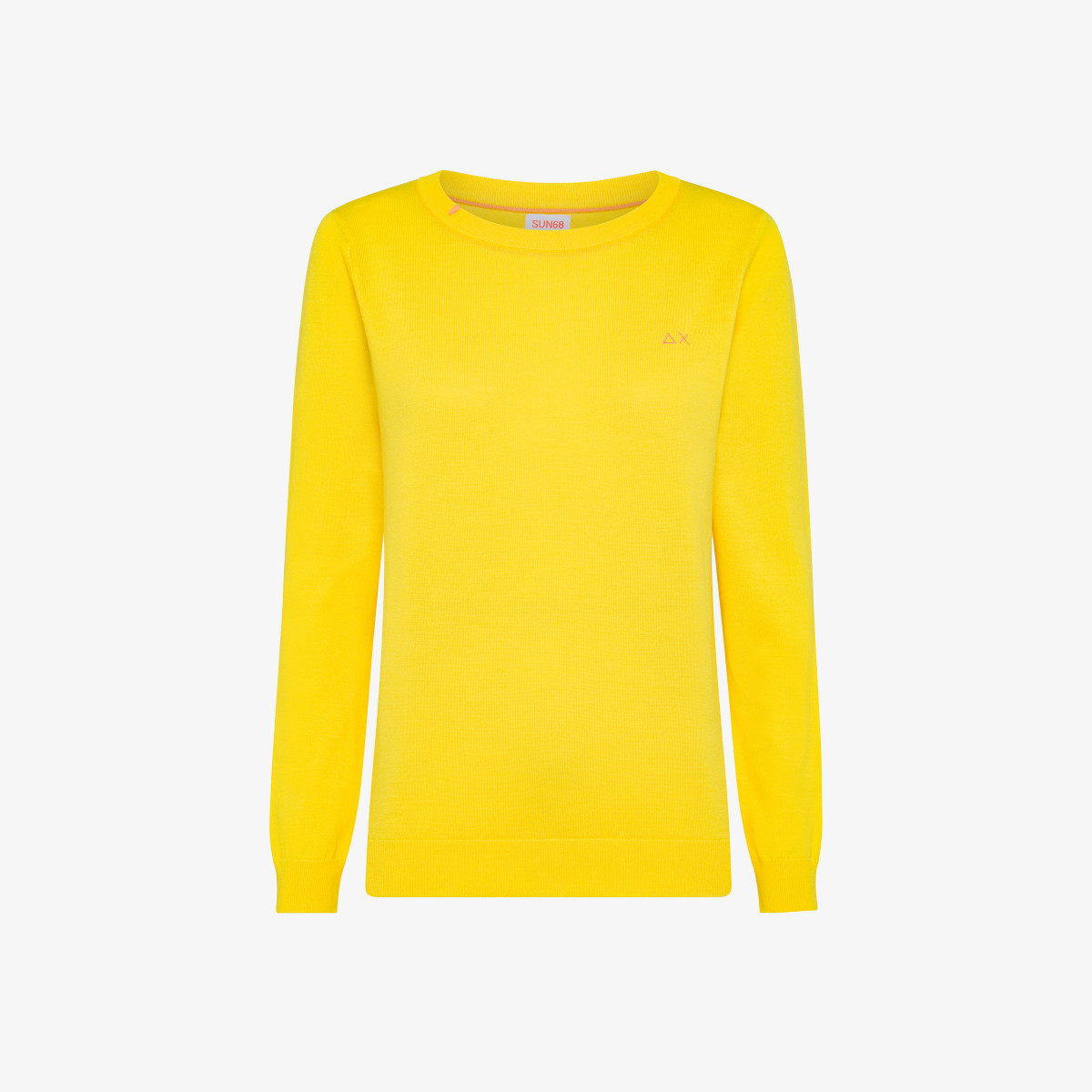 ROUND NECK SOLID L/S YELLOW