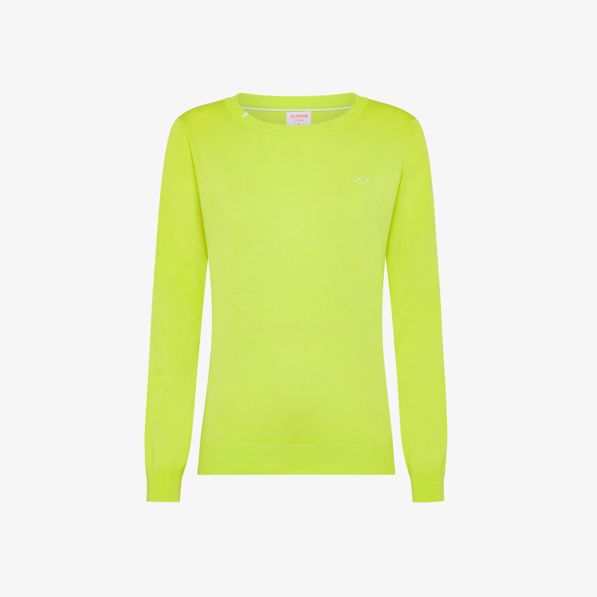 ROUND NECK SOLID L/S LIME