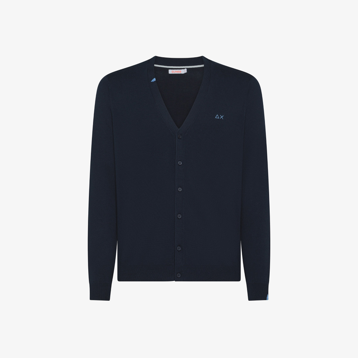 CARDIGAN BASIC L/S NAVY BLUE