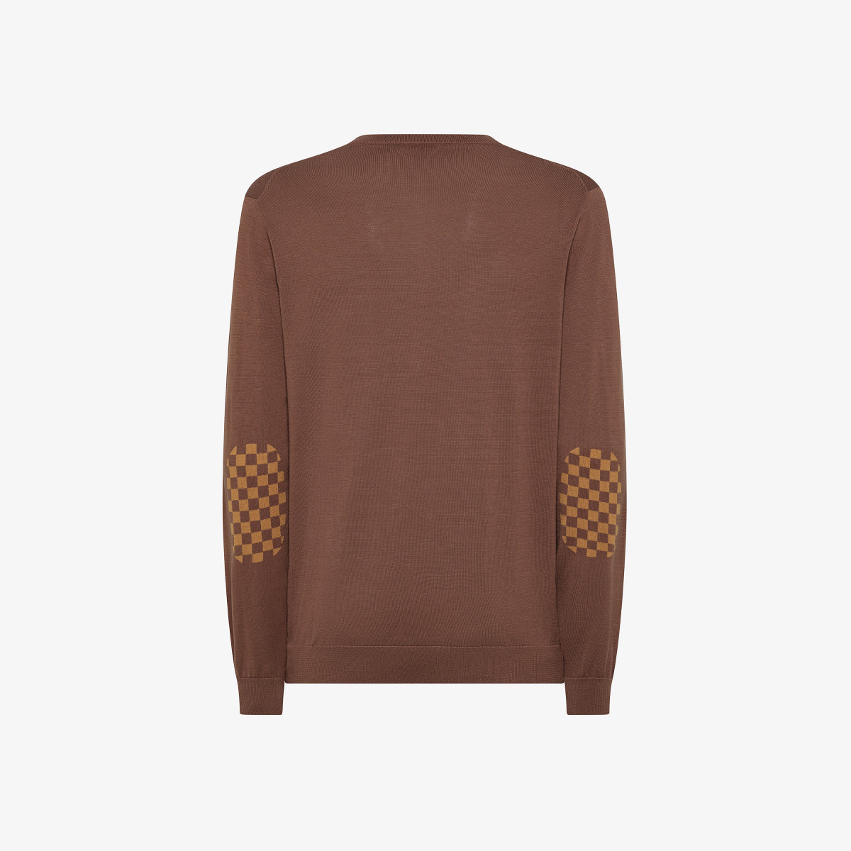 SWEATER ELBOW PATCHES MARRONE