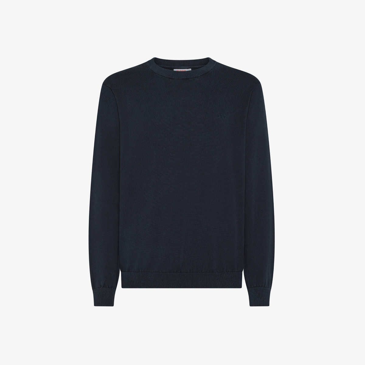 SWEATER COTTON CREPE NAVY BLUE
