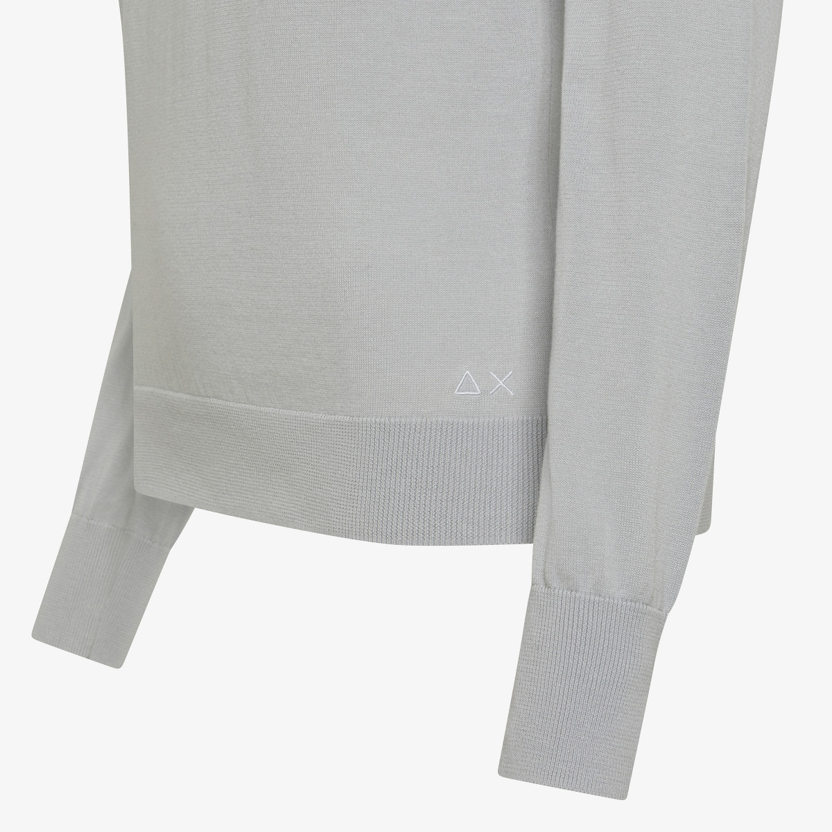 SWEATER BASIC L/S GRIGIO CHIARO