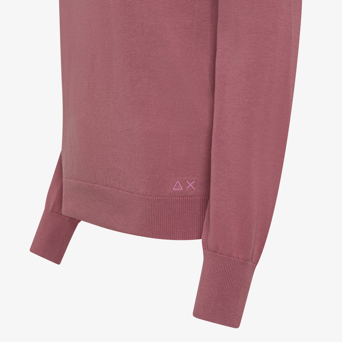 SWEATER BASIC L/S DARK PINK