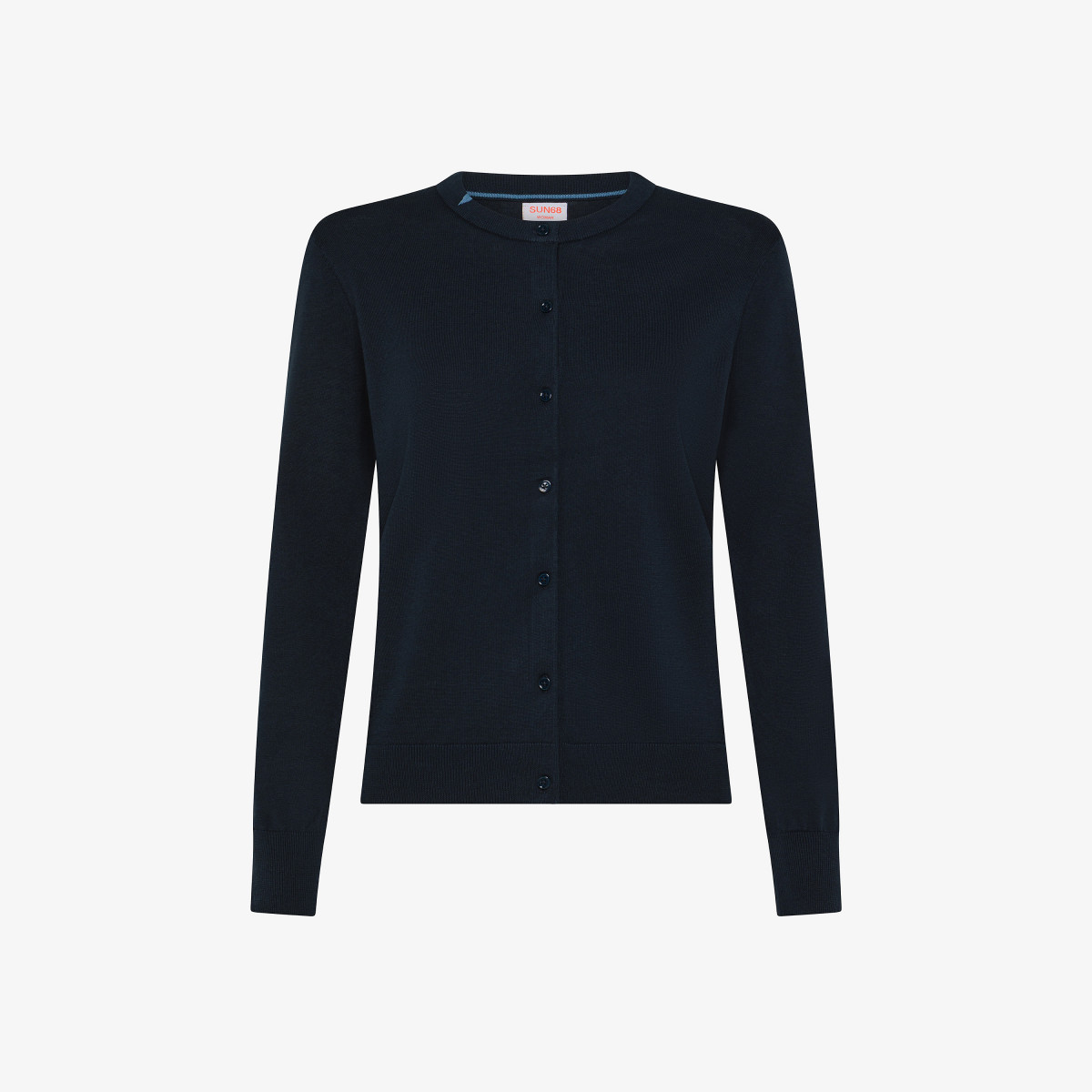 CARDIGAN BASIC L/S NAVY BLUE