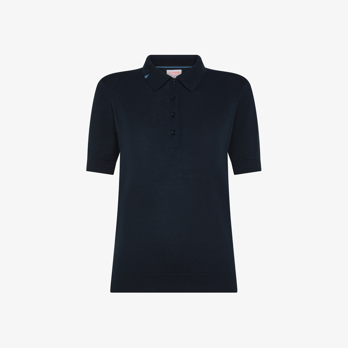 POLO SWEATER BASIC S/S NAVY BLUE