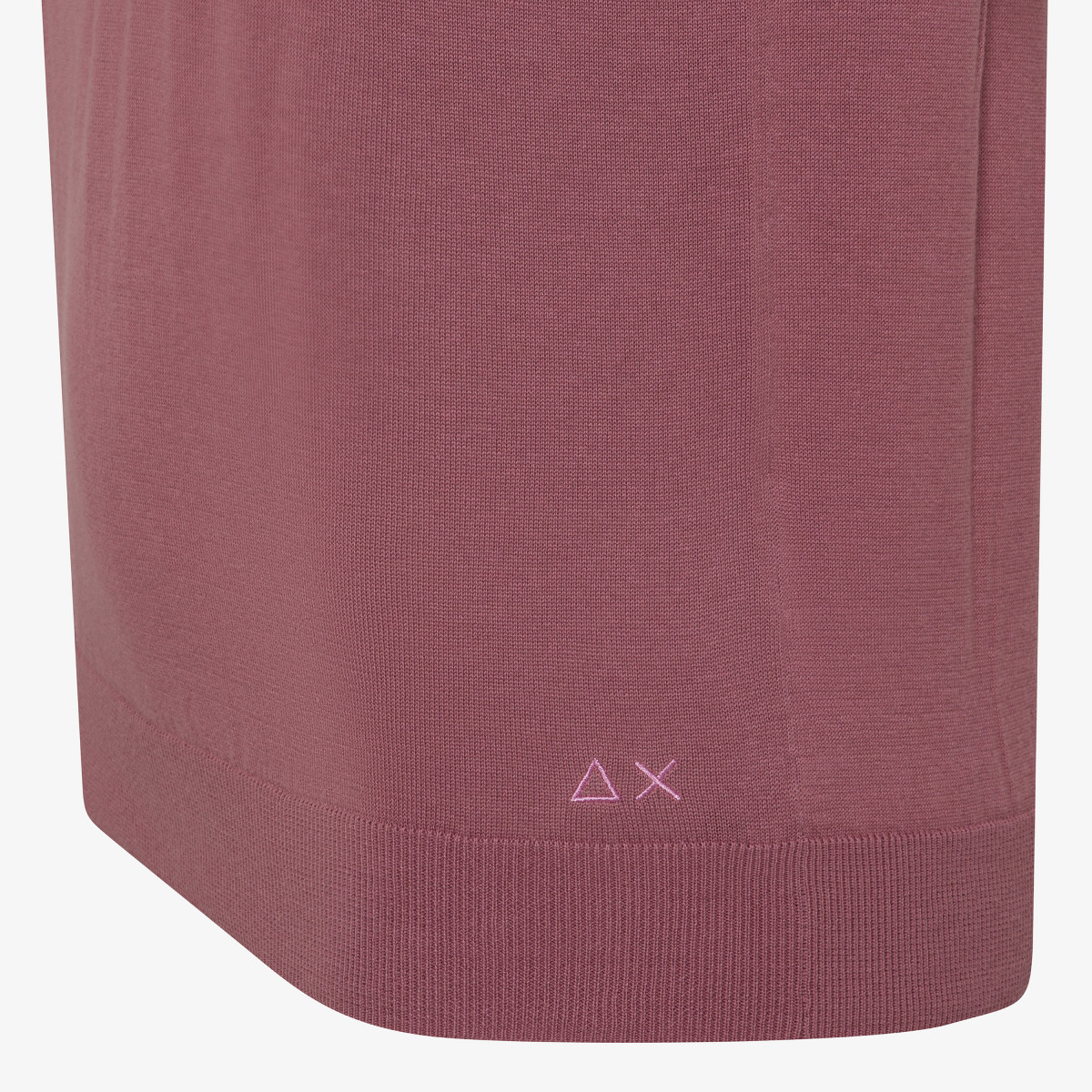 POLO SWEATER BASIC S/S DARK PINK