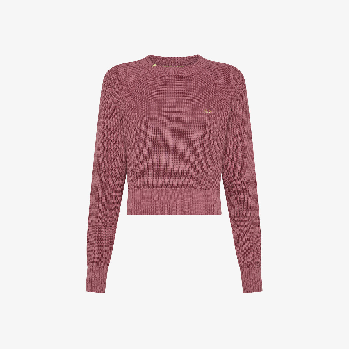 ROUND CROPPED SWEATER L/S ROSA SCURO